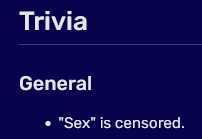 Trivia - General - * 